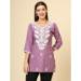 Picture of Amazing Rayon Plum Kurtis & Tunic