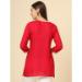 Picture of Charming Rayon Crimson Kurtis & Tunic