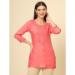 Picture of Grand Rayon Salmon Kurtis & Tunic