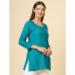 Picture of Superb Rayon Dark Turquoise Kurtis & Tunic