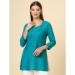 Picture of Superb Rayon Dark Turquoise Kurtis & Tunic