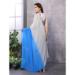 Picture of Gorgeous Georgette Royal Blue Saree