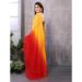 Picture of Graceful Georgette Orange Saree