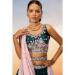 Picture of Ideal Georgette & Satin Sea Green Lehenga Choli