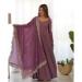 Picture of Nice Silk Dim Gray Readymade Salwar Kameez