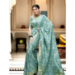 Picture of Fine Silk Cadet Blue Saree