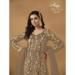 Picture of Exquisite Net Dark Olive Green Anarkali Salwar Kameez