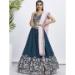 Picture of Pretty Net Navy Blue Lehenga Choli