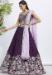 Picture of Superb Net Purple Lehenga Choli