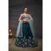 Picture of Radiant Chiffon & Net Midnight Blue Lehenga Choli