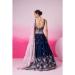 Picture of Georgette & Satin & Silk Midnight Blue Lehenga Choli