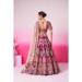 Picture of Georgette & Satin & Silk Dark Olive Green Lehenga Choli