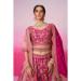 Picture of Georgette & Satin & Silk Light Pink Lehenga Choli