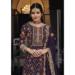 Picture of Charming Silk Dark Magenta Straight Cut Salwar Kameez