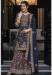 Picture of Enticing Silk Navy Blue Straight Cut Salwar Kameez