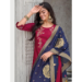 Picture of Silk & Organza Fire Brick Readymade Salwar Kameez