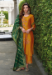 Picture of Silk & Organza Dark Golden Rod Readymade Salwar Kameez