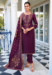 Picture of Silk & Organza Magenta Readymade Salwar Kameez