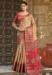 Picture of Well Formed Silk Beige Saree