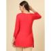 Picture of Lovely Rayon Crimson Kurtis & Tunic