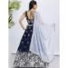 Picture of Excellent Georgette Midnight Blue Lehenga Choli