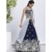 Picture of Excellent Georgette Midnight Blue Lehenga Choli