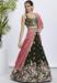 Picture of Radiant Georgette Dark Olive Green Lehenga Choli