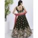 Picture of Radiant Georgette Dark Olive Green Lehenga Choli