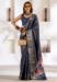 Picture of Comely Silk Navy Blue Saree