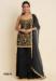 Picture of Radiant Georgette Black Straight Cut Salwar Kameez