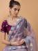 Picture of Bewitching Net & Silk Plum Saree