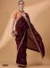 Picture of Grand Net & Silk Saddle Brown Saree