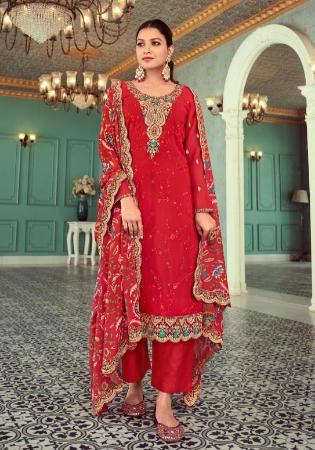 Picture of Comely Georgette Sienna Straight Cut Salwar Kameez