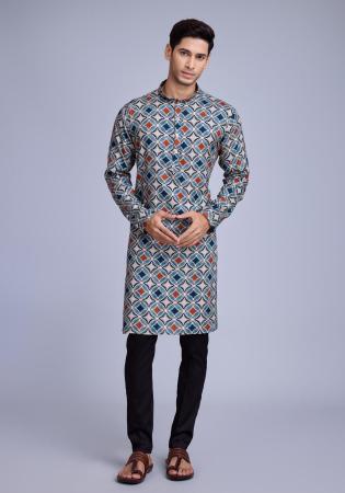 Picture of Gorgeous Rayon Slate Grey Kurtas