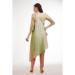 Picture of Lovely Satin Dark Khaki Kurtis & Tunic