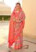 Picture of Magnificent Silk Tomato Saree