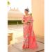 Picture of Magnificent Silk Tomato Saree