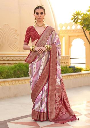 Picture of Radiant Silk Indian Red Saree