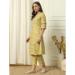 Picture of Appealing Cotton Dark Khaki Kurtis & Tunic