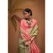 Picture of Comely Linen Dark Khaki Saree