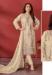 Picture of Georgette & Organza Burly Wood Straight Cut Salwar Kameez