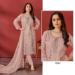 Picture of Georgette & Organza Rosy Brown Straight Cut Salwar Kameez