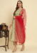 Picture of Rayon & Georgette & Silk Off White Readymade Salwar Kameez