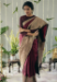 Picture of Magnificent Silk Brown Saree