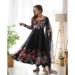 Picture of Silk & Organza Black Readymade Salwar Kameez