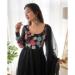 Picture of Silk & Organza Black Readymade Salwar Kameez