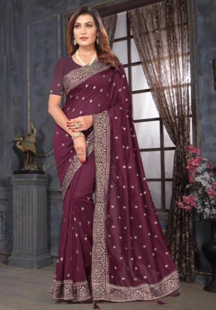 Picture of Enticing Georgette Dim Gray Saree