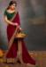 Picture of Superb Satin Maroon Saree