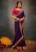 Picture of Elegant Satin Purple Saree