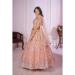 Picture of Stunning Georgette & Net Pink Lehenga Choli